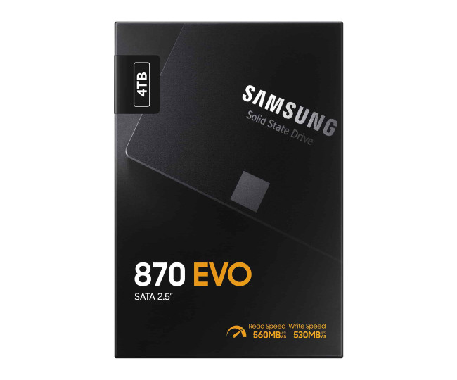 SSD накопичувач Samsung 870 EVO 4 TB (MZ-77E4T0B)